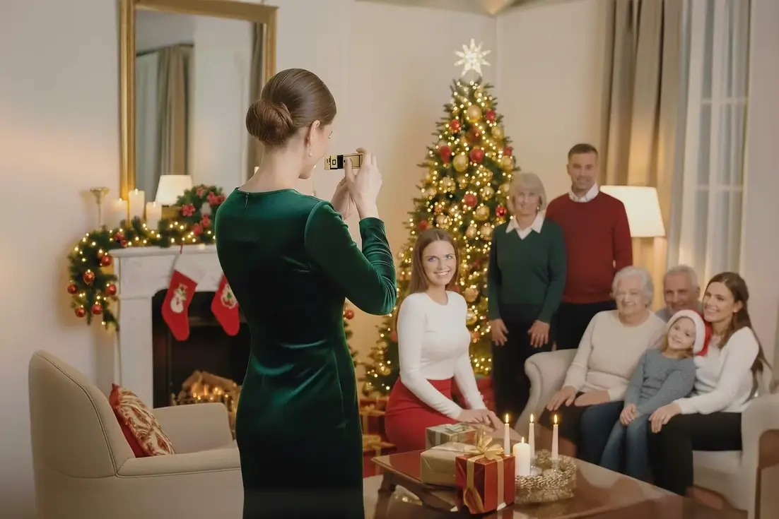 prezent na ostatnią chwilę w stylu retro